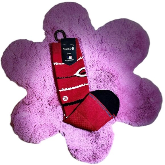Stance MLB Baseball OTC Socks Men's L DIAMOND PRO REDS NWT Cincinnati - Picture 1 of 8